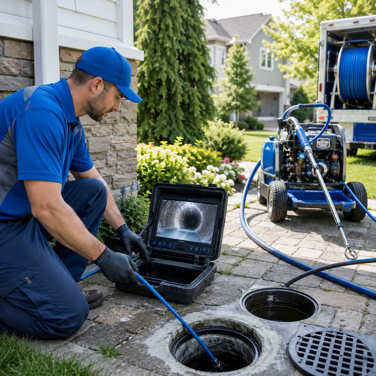 Outdoor drain cleaning professionals serving Onalaska, TX